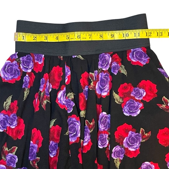 Floral Tulle Skirt - Rose Print with Tutu Layers. Size XS - Picture 8 of 10